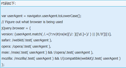 Jquery怎么判断IE6等浏览器的代码？判断代码的方法说明