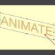 Animate设置倾斜字体方式先容